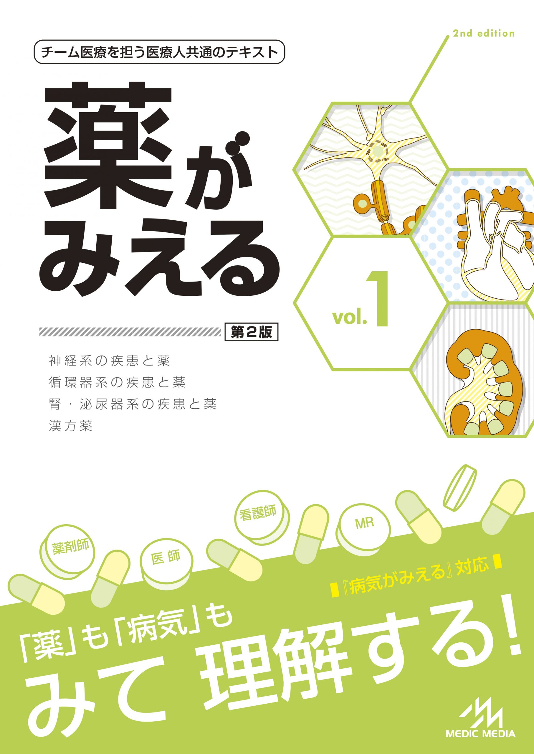 「薬がみえるvol.1（第2版）」発売中！立ち読み公開中！